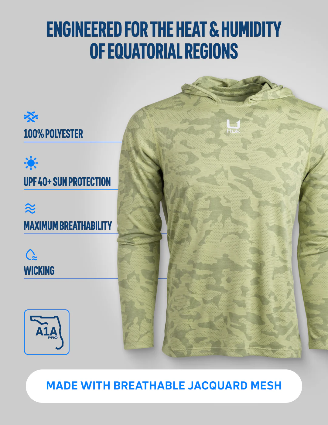 A1A Pro Sun Hoodie - Image 3