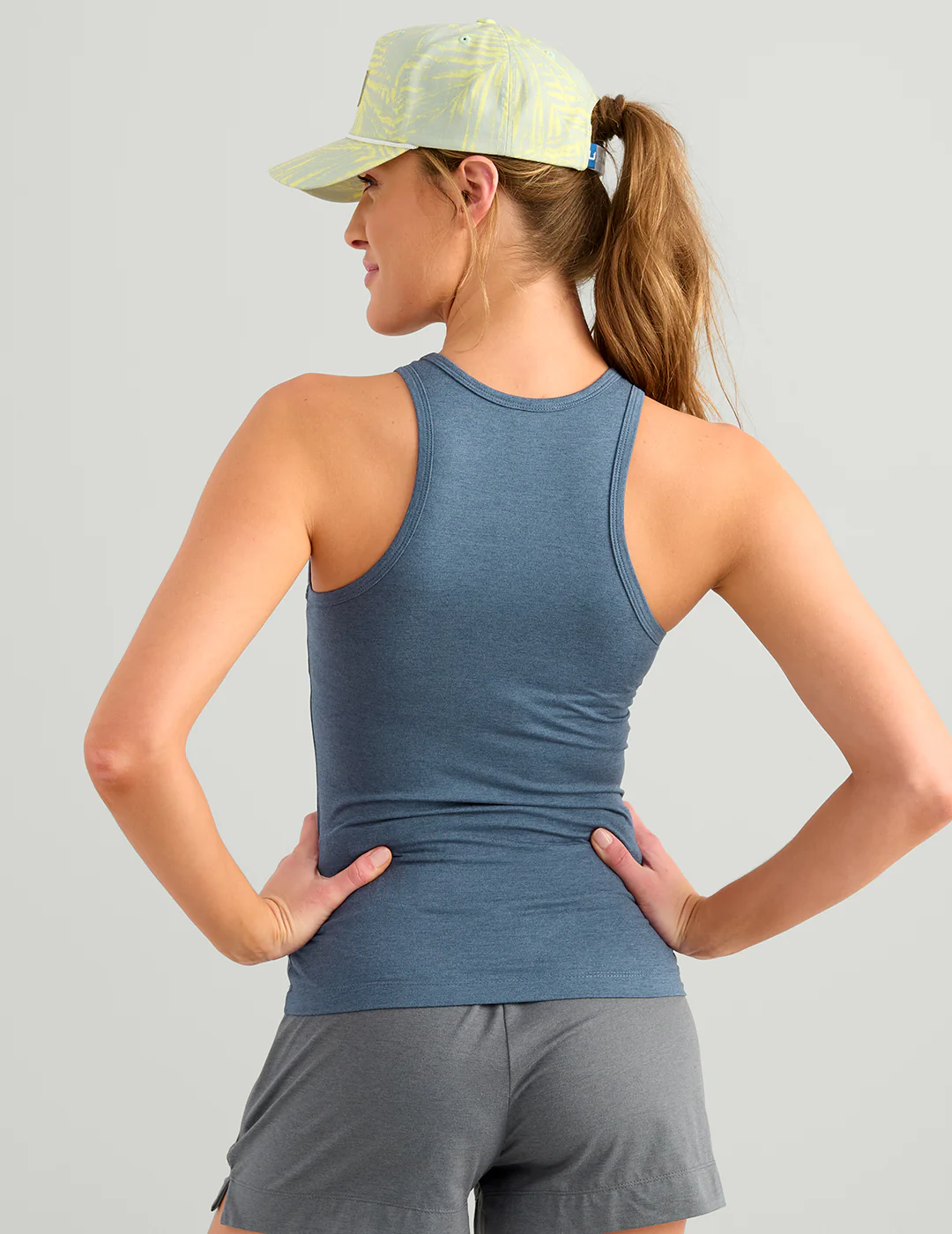 Womens Bayside Racerback Tank - Image 2