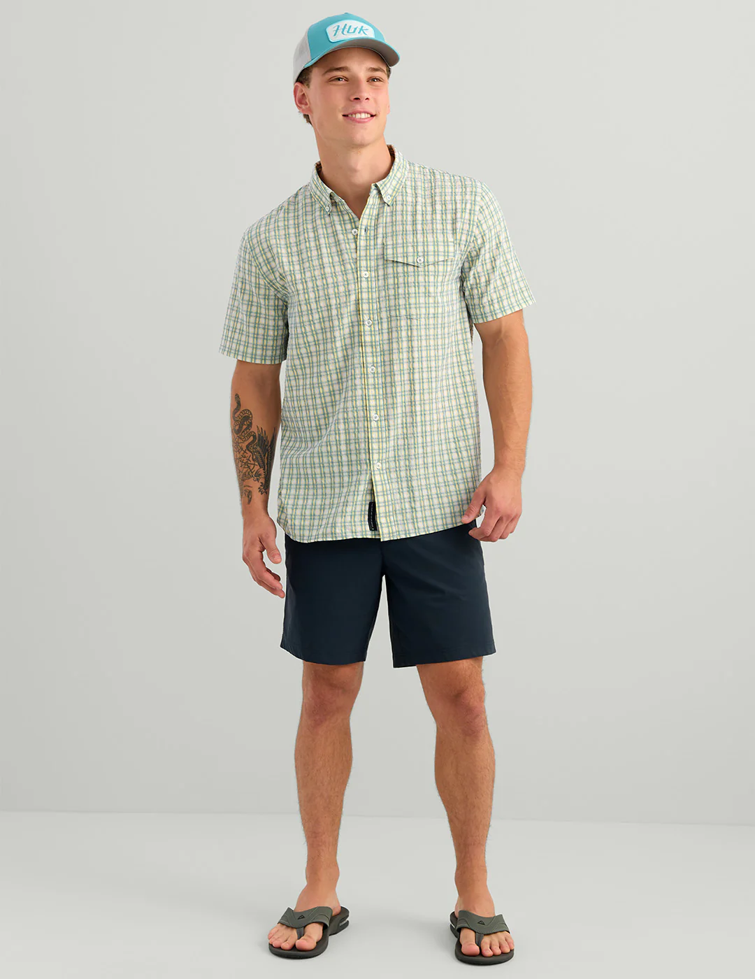 Chatham Plaid Short Sleeve Shirt - Image 3