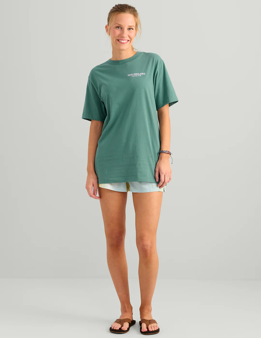 Womens Coastal Club Oversized Tee - Image 4