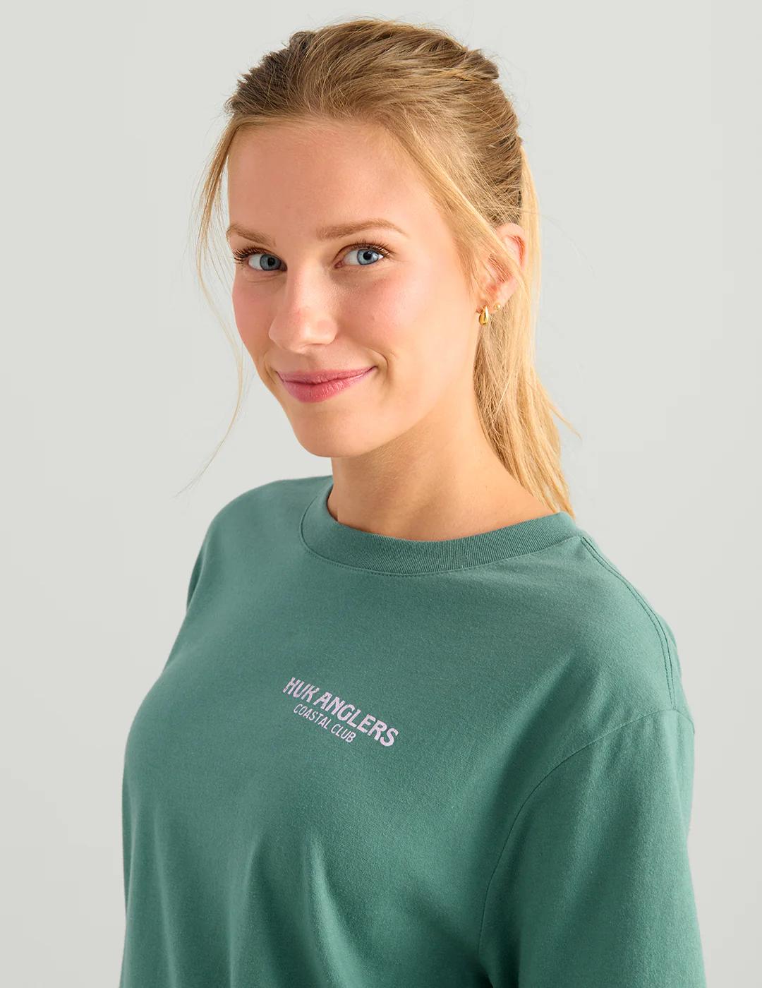 Womens Coastal Club Oversized Tee - Image 5