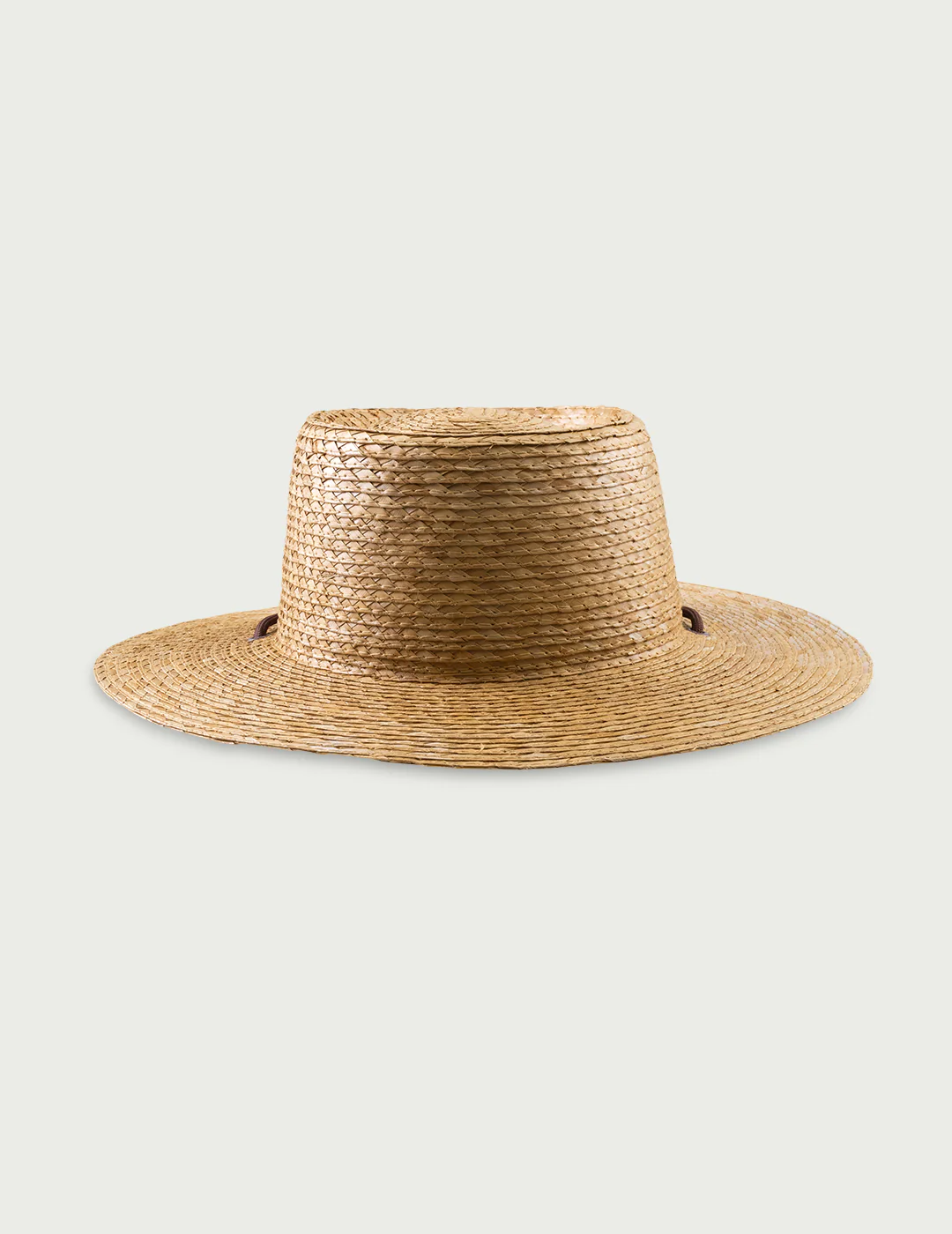 Womens Crushable Boater Straw Hat - Image 3