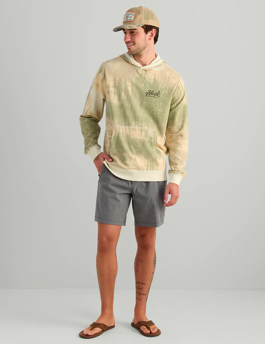 Edisto Bass Patch Terry Hoodie - Image 3