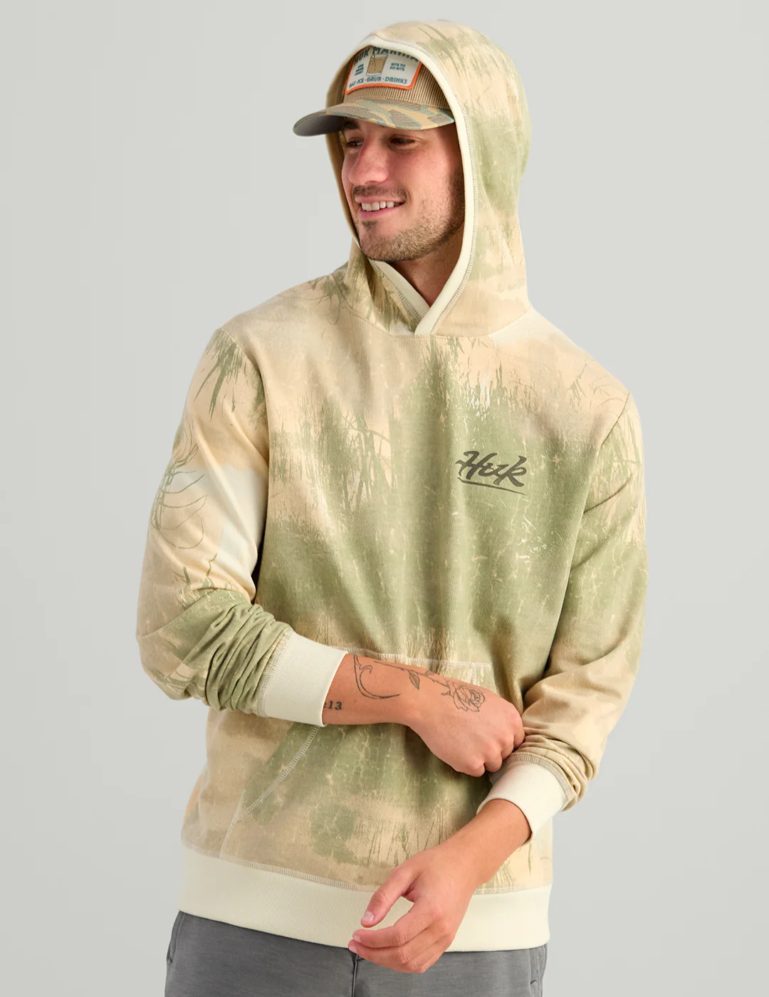 Edisto Bass Patch Terry Hoodie - Image 4