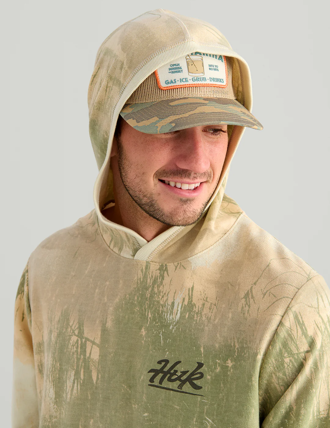 Edisto Bass Patch Terry Hoodie - Image 5