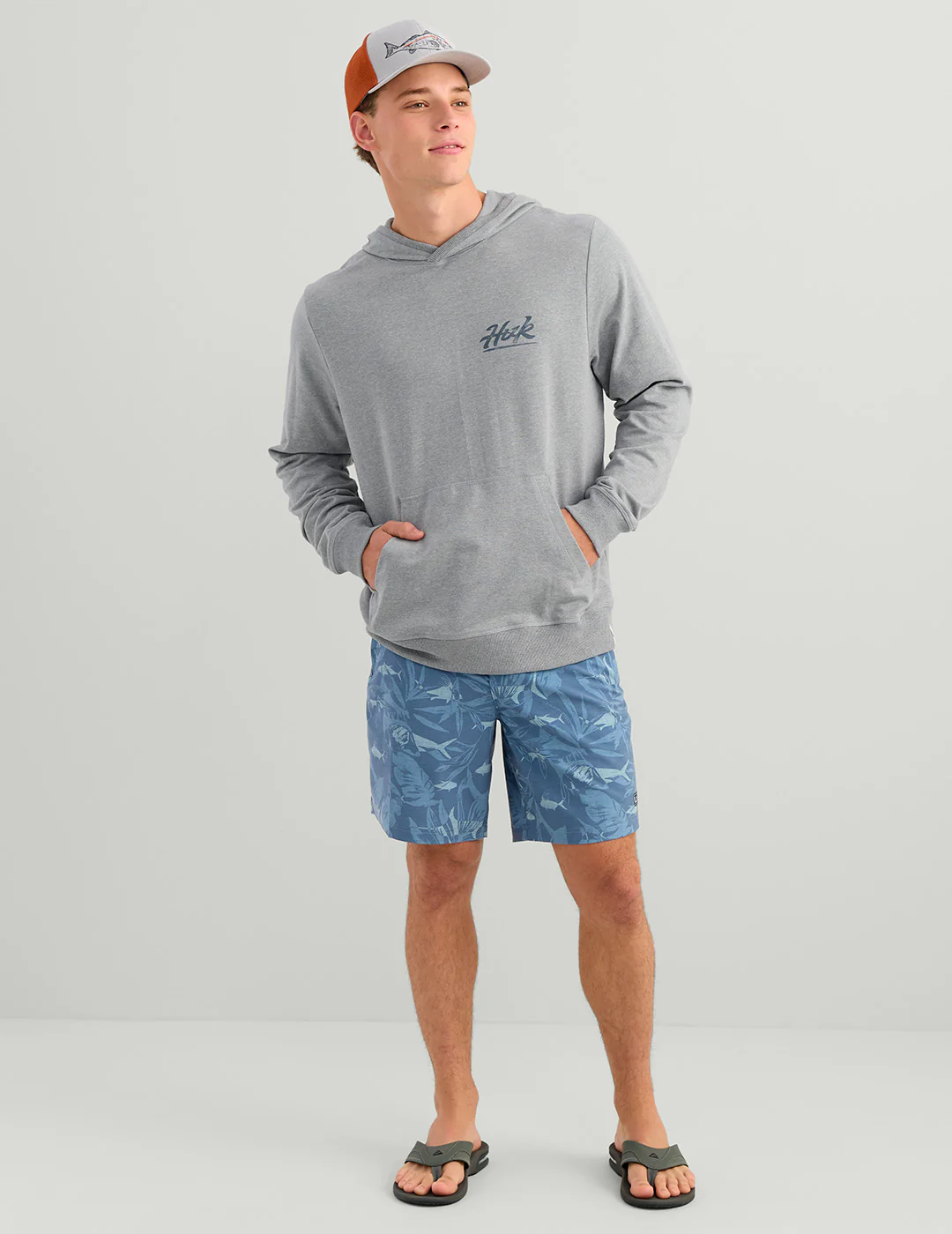 Edisto Bass Patch Terry Hoodie - Image 3