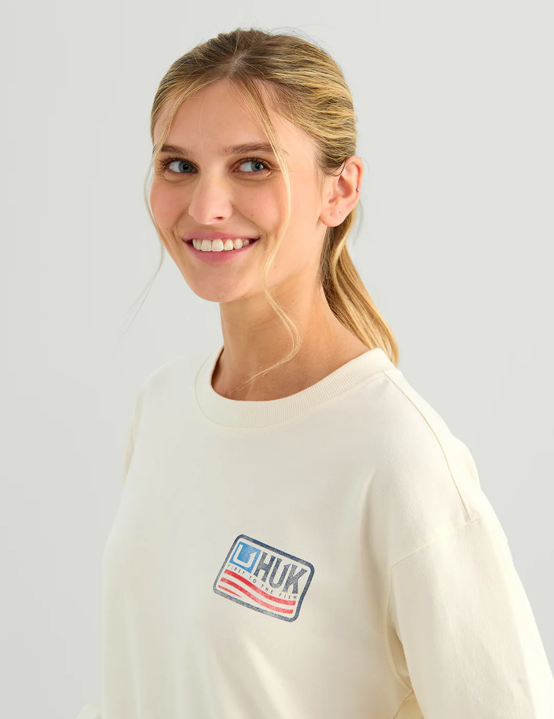 Womens Edisto Born Wave Terry Crew - Image 5