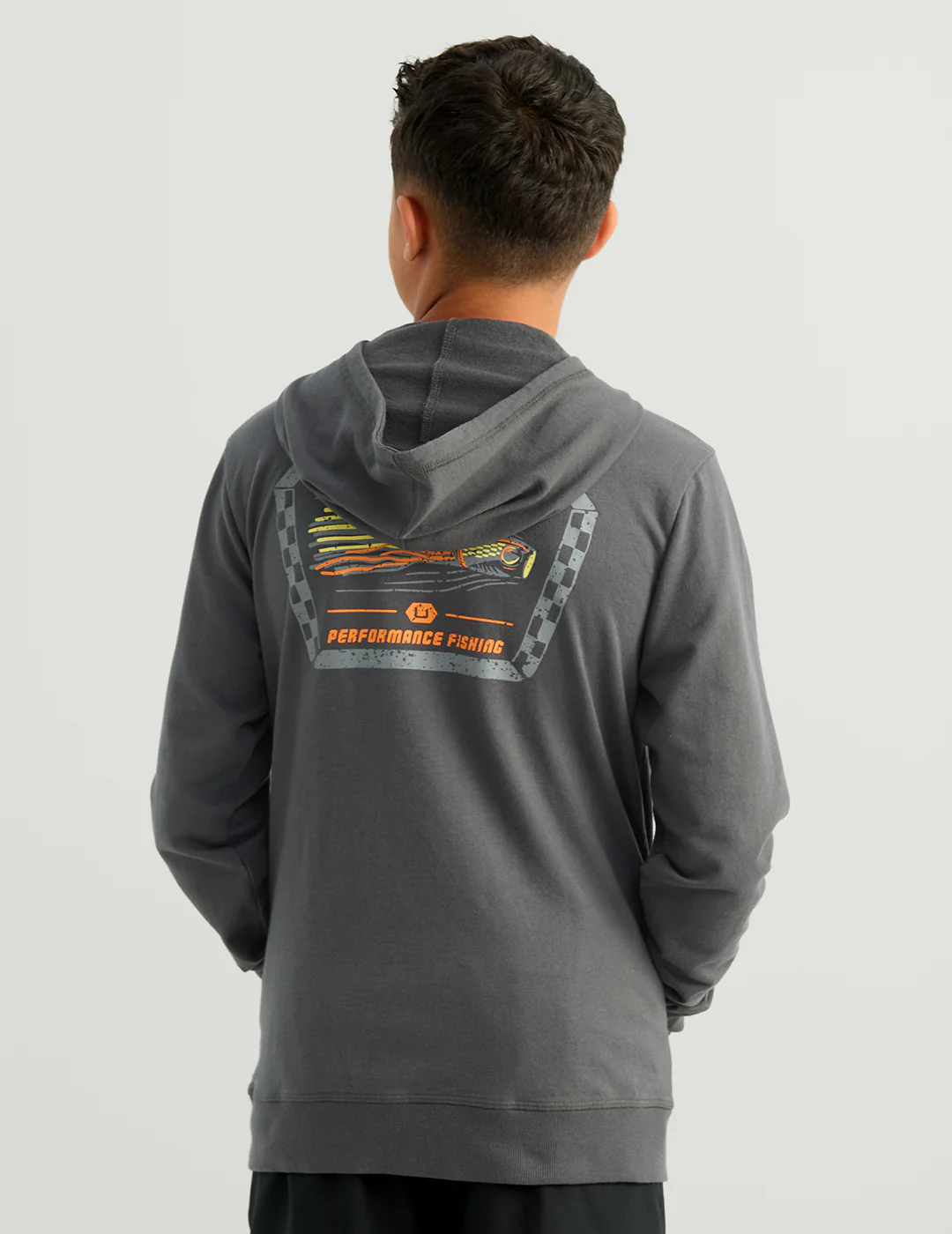 Kids Edisto Fast Badge Terry Hoodie - Image 5