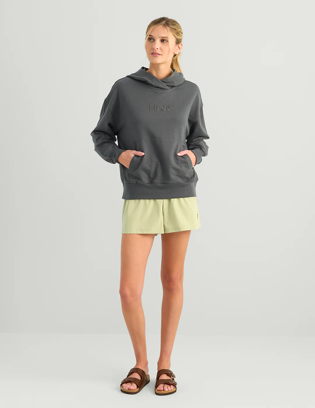 Womens Edisto Logo Terry Hoodie - Image 3