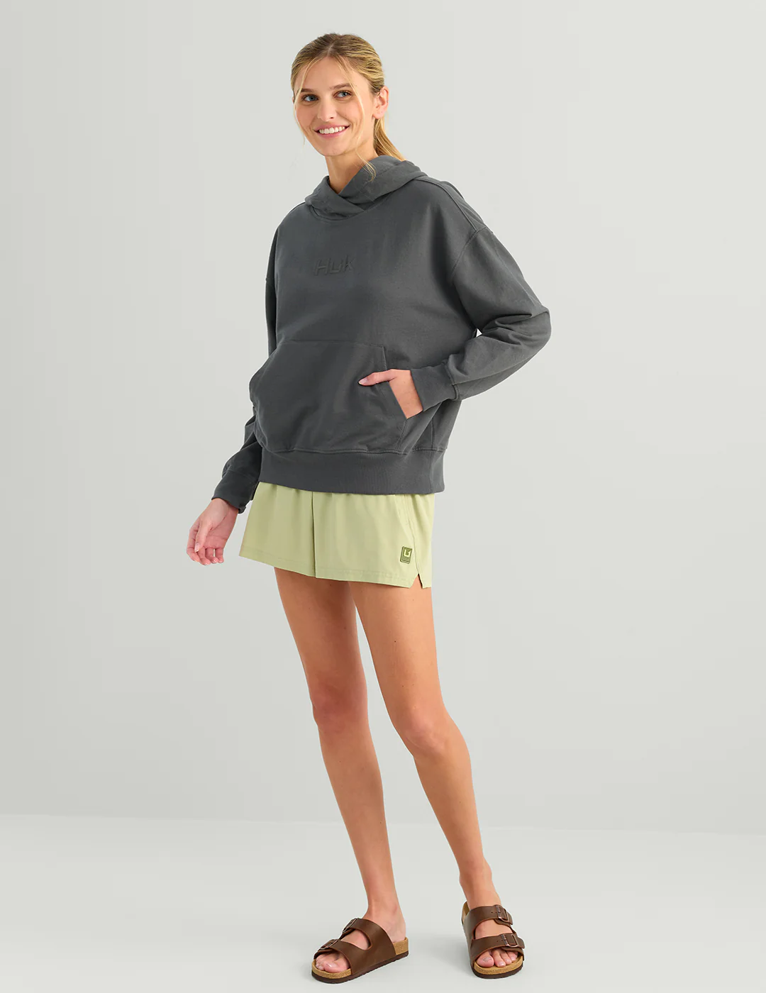Womens Edisto Logo Terry Hoodie - Image 6