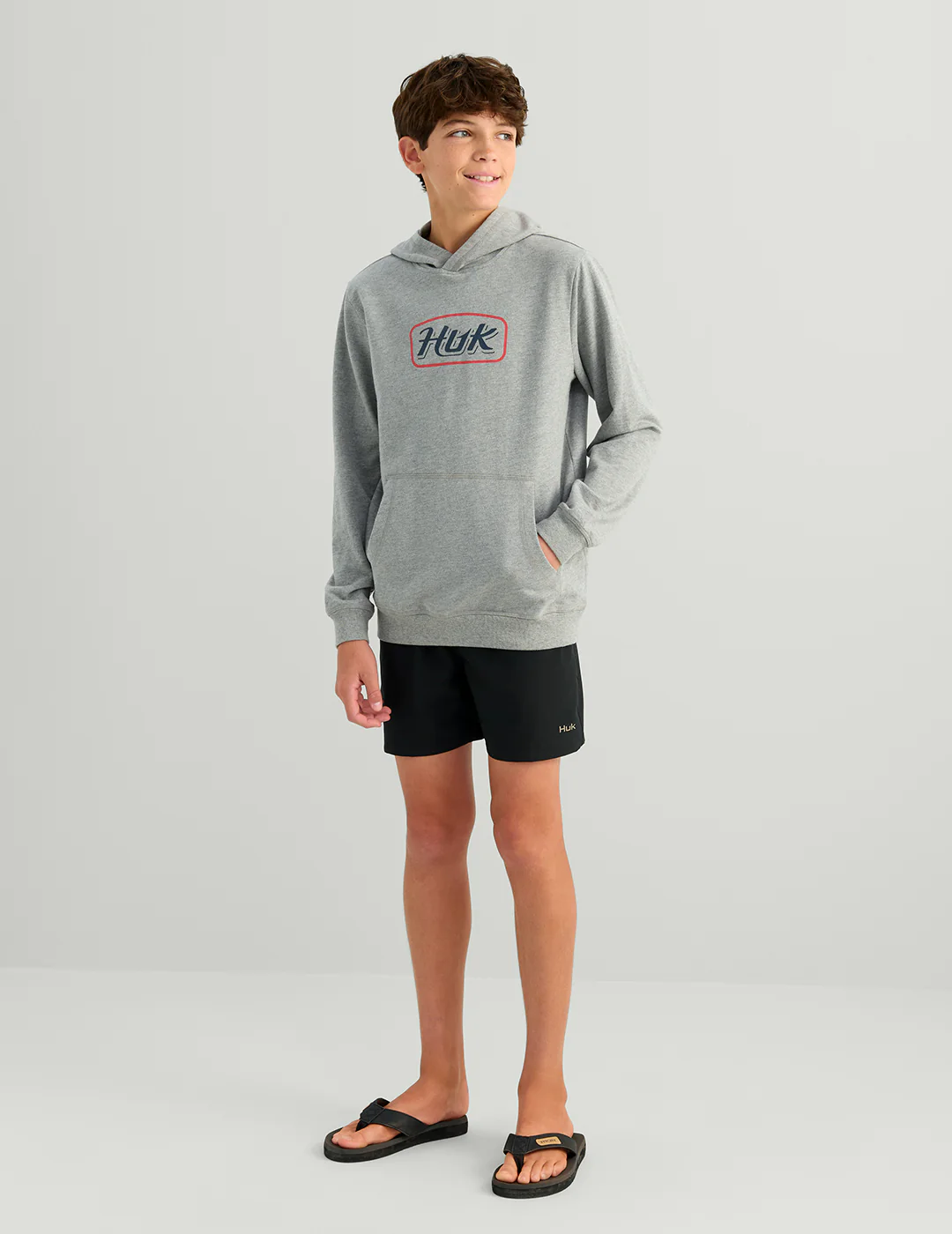 Kids Edisto Script Terry Hoodie - Image 4