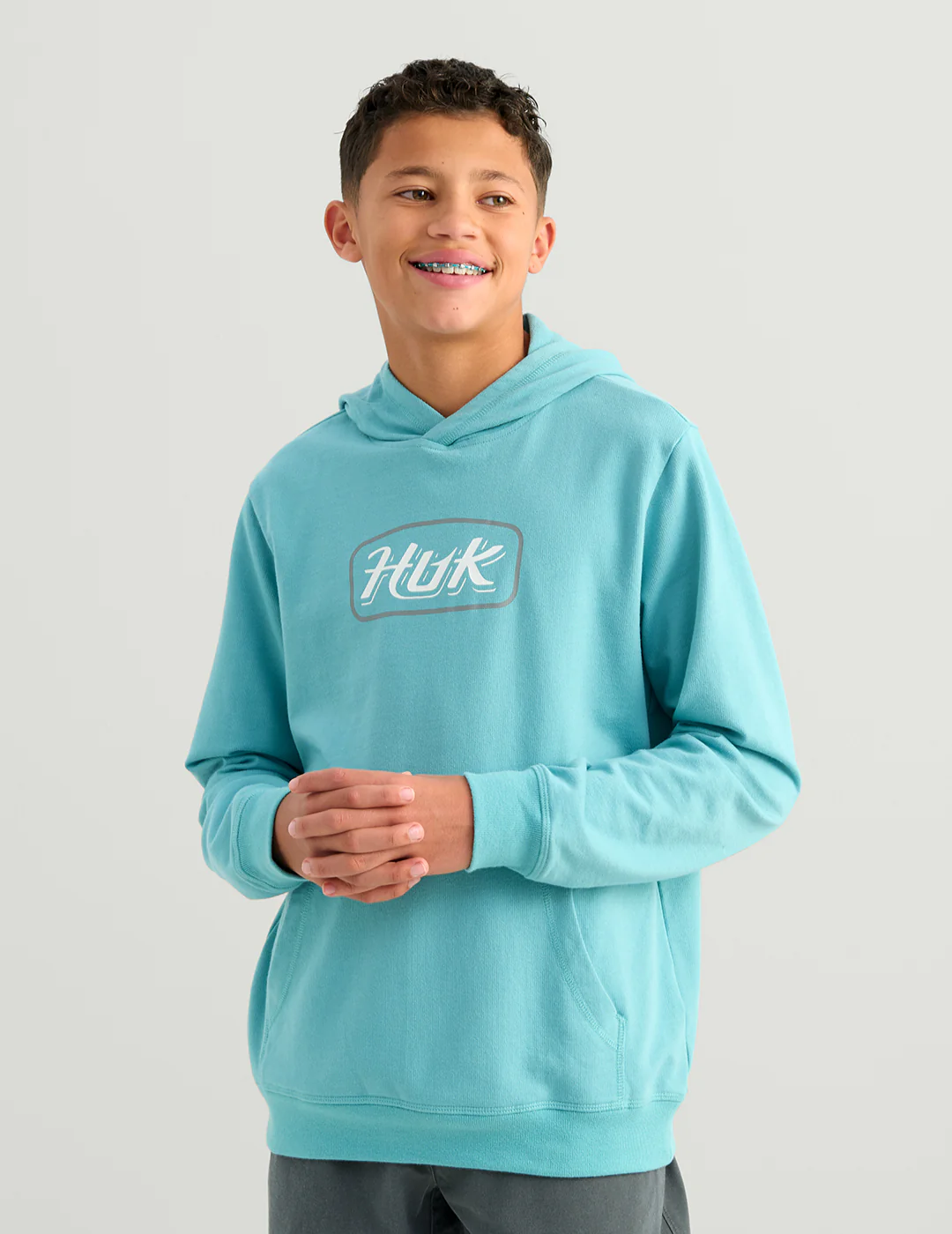 Kids Edisto Script Terry Hoodie