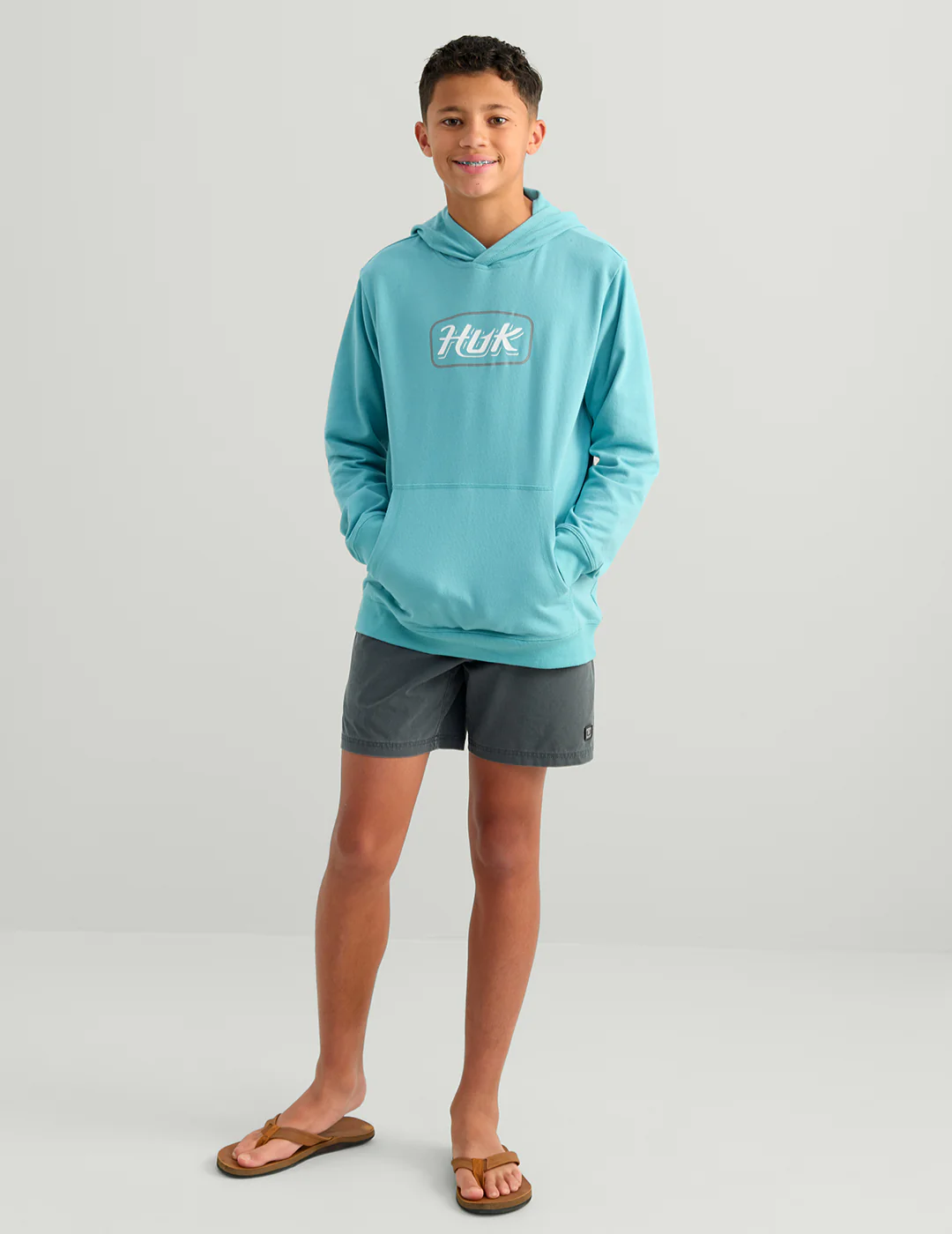 Kids Edisto Script Terry Hoodie - Image 3