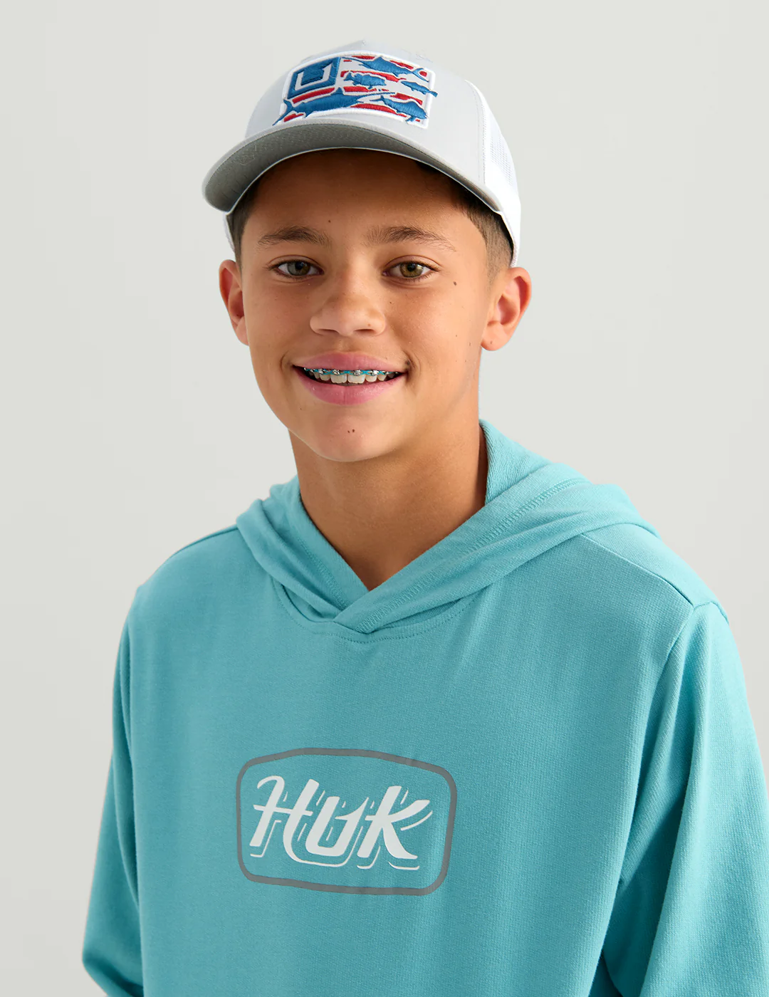 Kids Edisto Script Terry Hoodie - Image 4