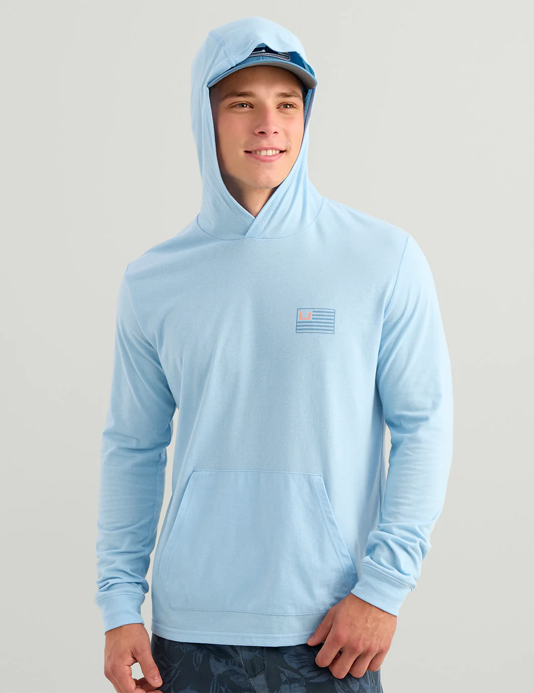 Huk and Bars Hoodie Tee - Image 4