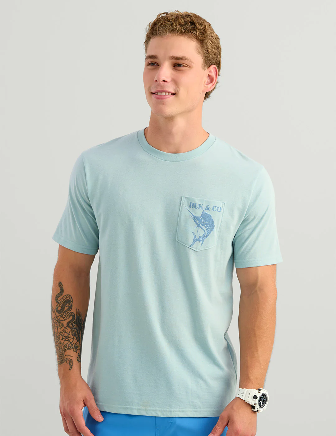 Huk and Co Pocket Tee - Image 4