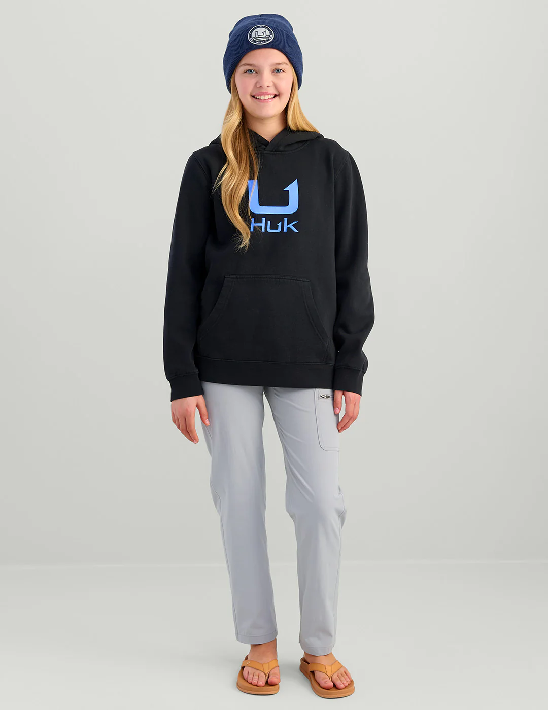 Kids Huk Barb U Cotton Fleece Hoodie - Image 3