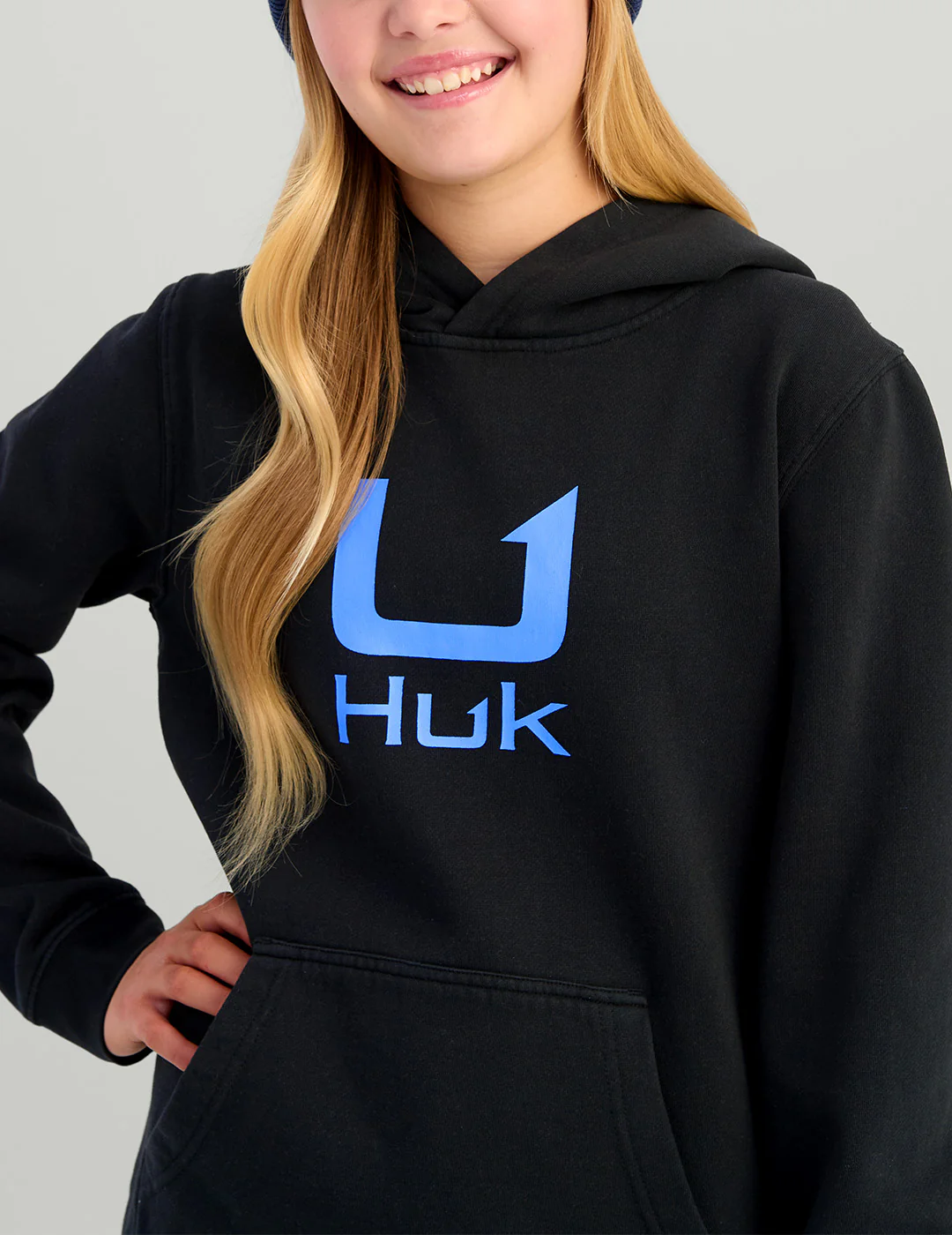 Kids Huk Barb U Cotton Fleece Hoodie - Image 4