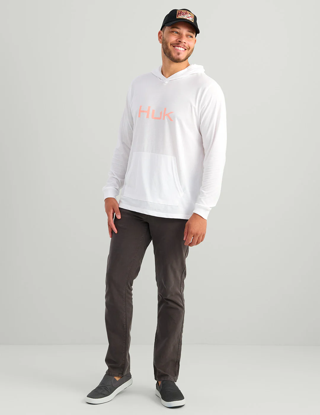 Huk'd Up Long Sleeve Hoodie Tee - Image 3