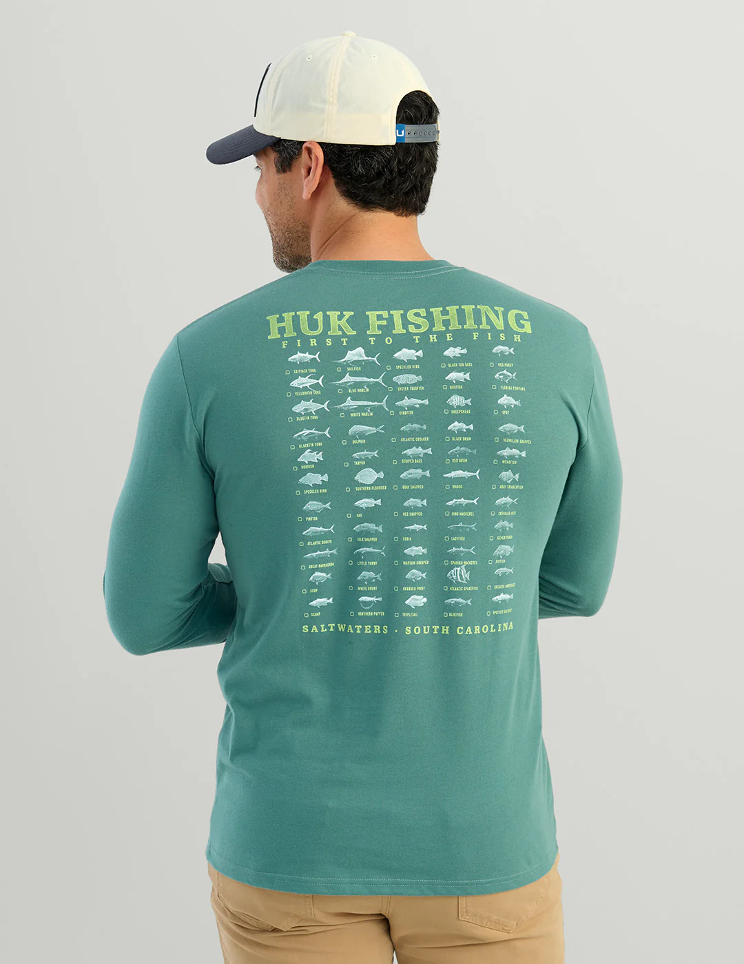SC Fish Long Sleeve Pocket Tee