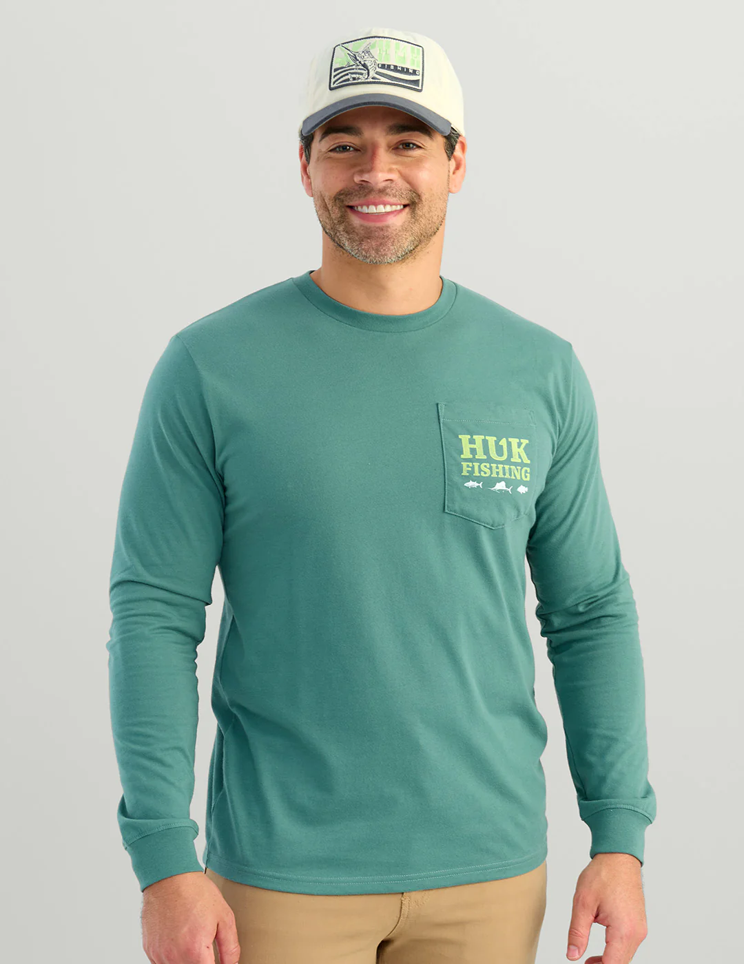SC Fish Long Sleeve Pocket Tee - Image 3