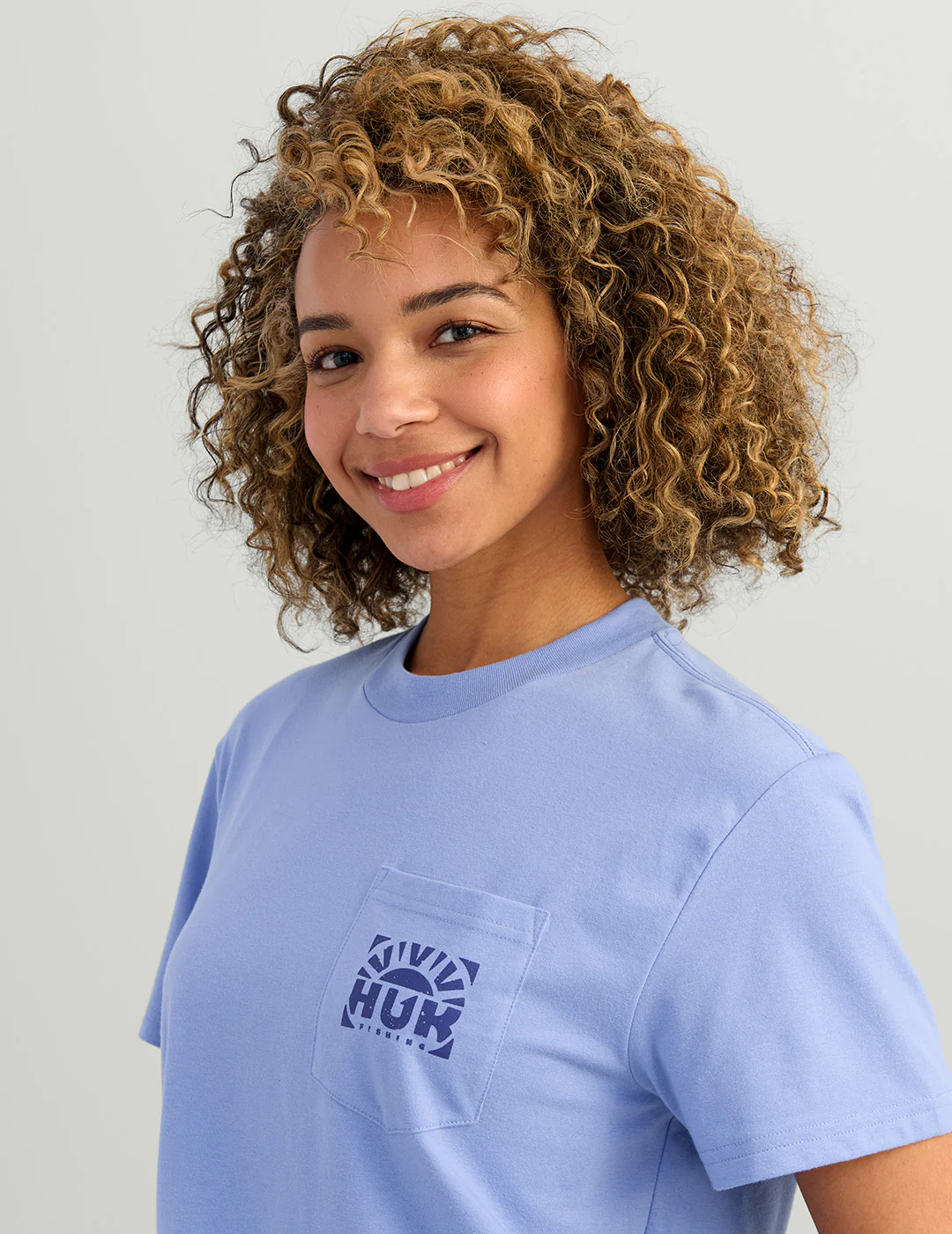 Womens Sunrise Crop Pocket Tee - Image 4