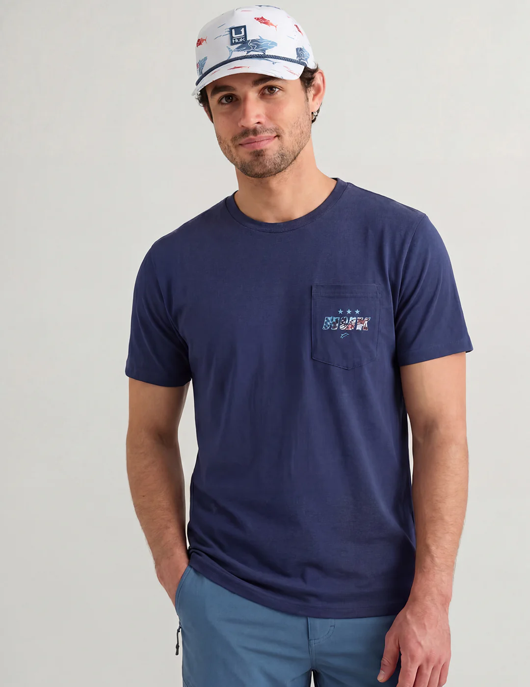 America 250 Fish & Flag Pocket Tee - Image 3