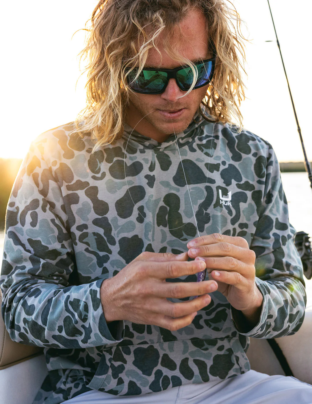 KC Print Leeward Lightweight Fleece Hoodie - Image 2