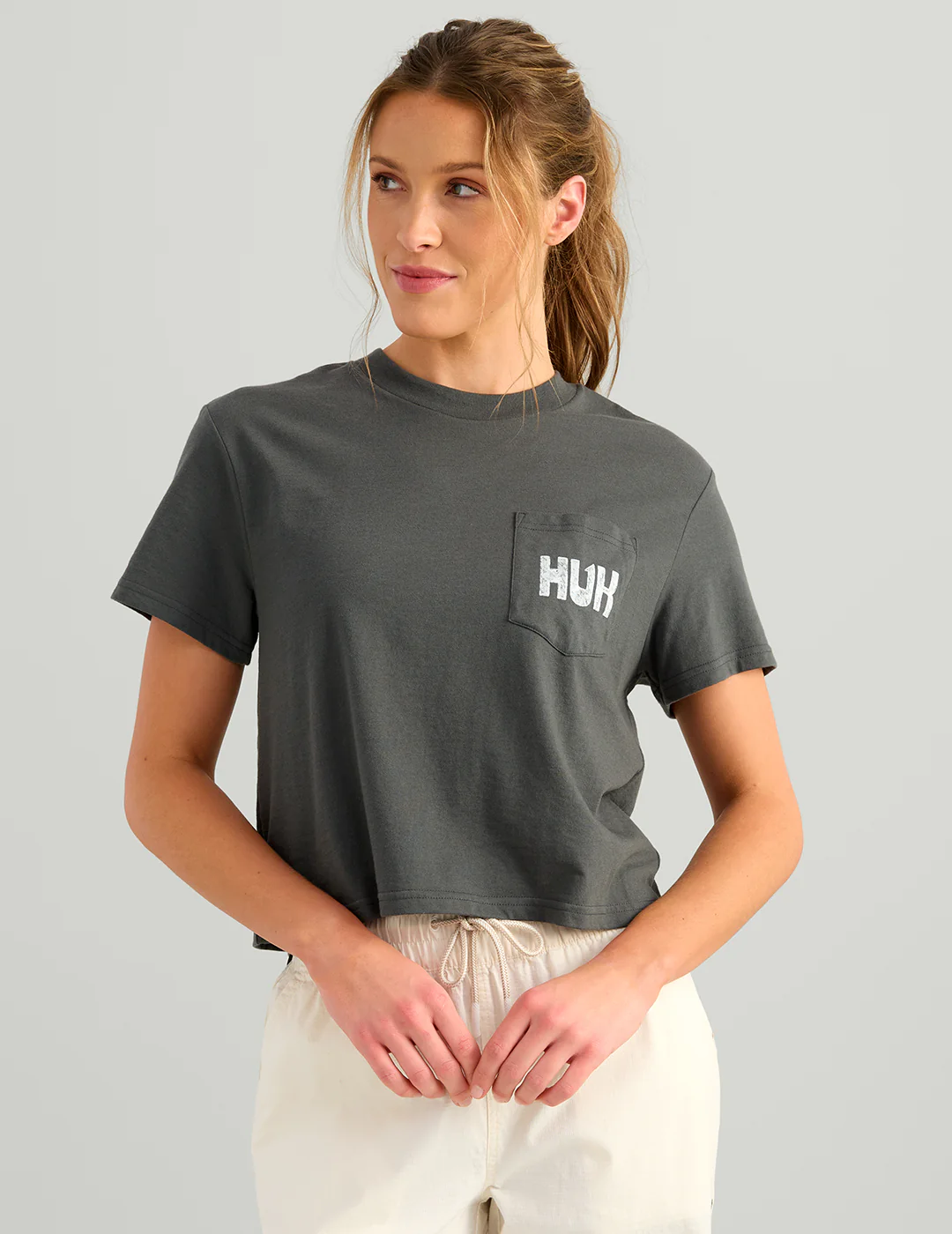 Womens Off Huk Pocket Tee - Image 2