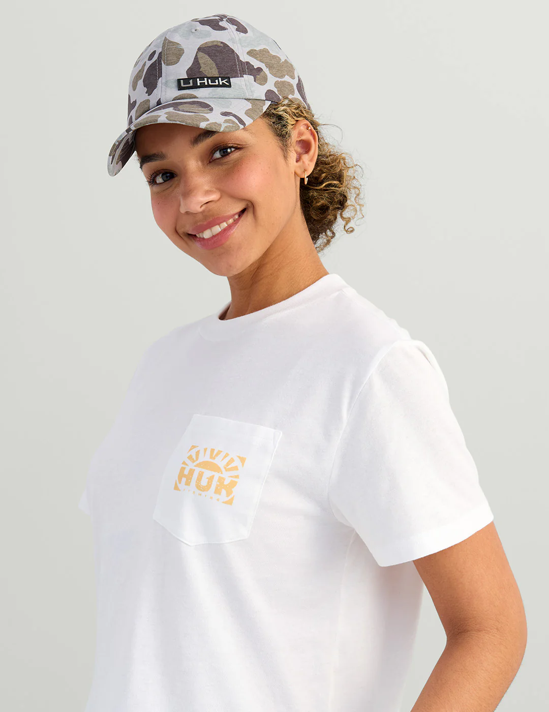 Womens KC Print Ponytail Hat - Image 2