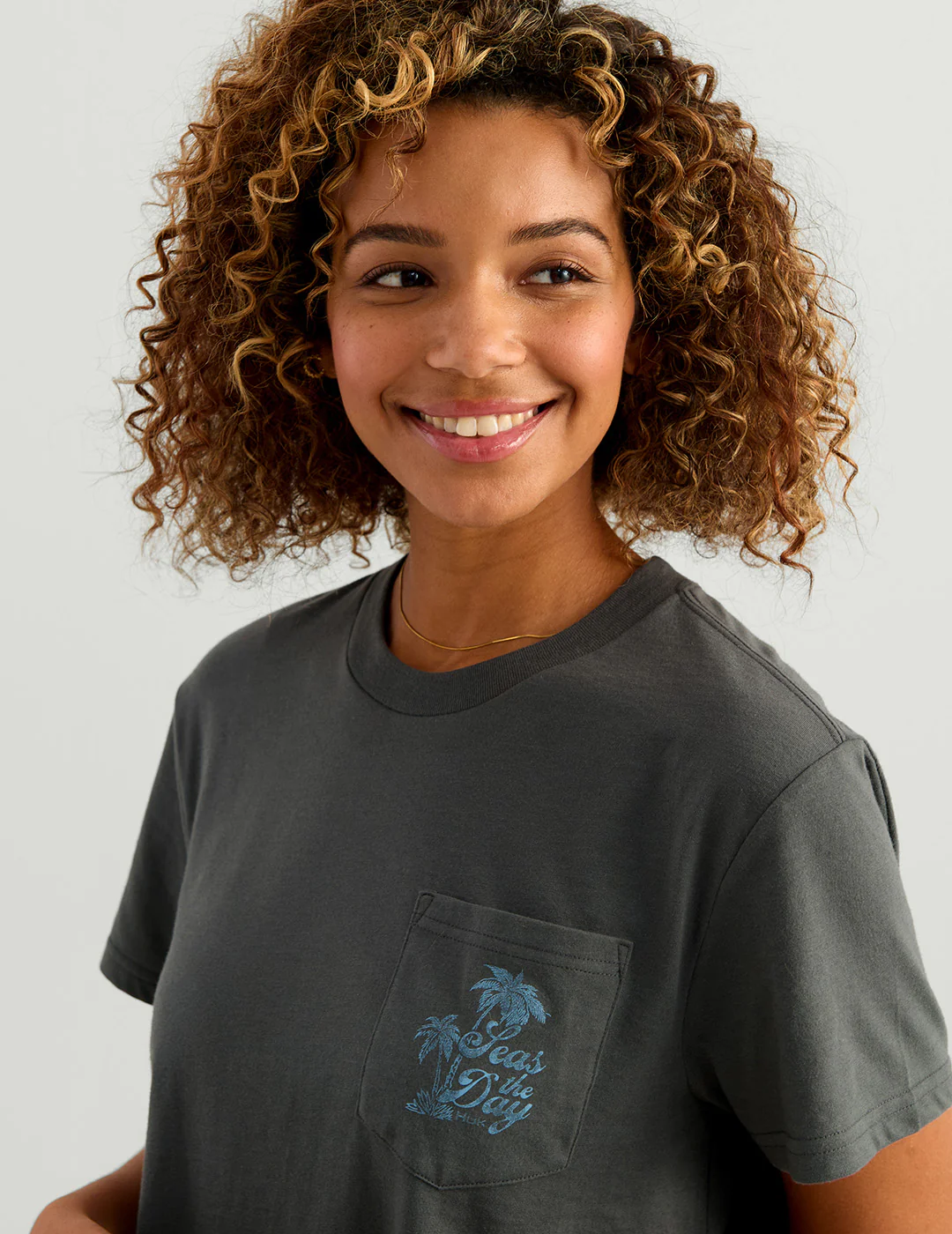 Women Seas The Day Pocket Tee - Image 4