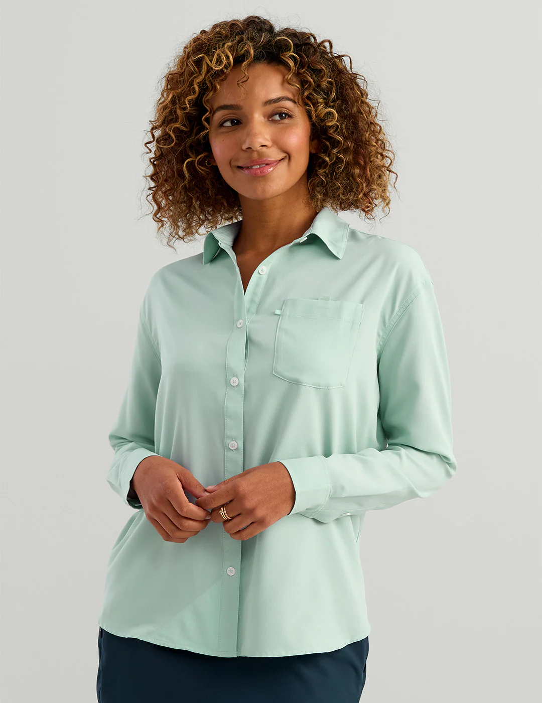Womens Tide Point Oversized Shirt