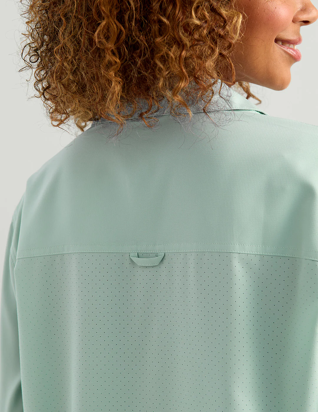 Womens Tide Point Oversized Shirt - Image 6
