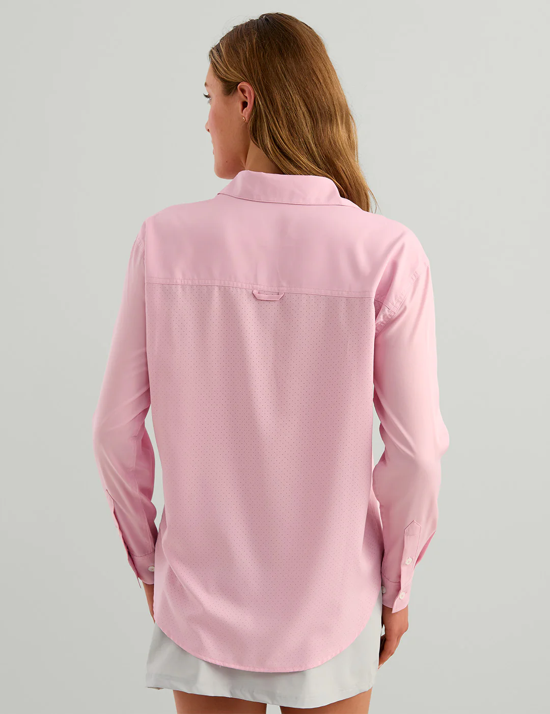 Womens Tide Point Oversized Shirt - Image 4