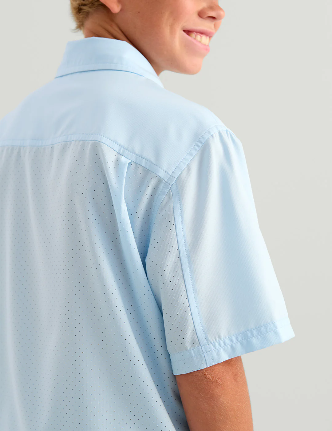 Kids Tide Point Short Sleeve Button Down - Image 5