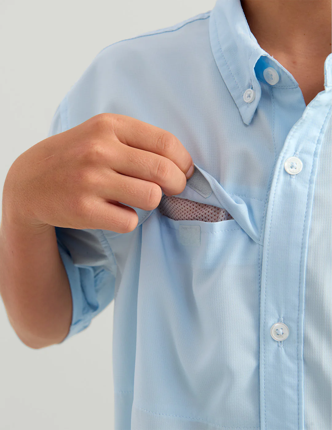 Kids Tide Point Short Sleeve Button Down - Image 6