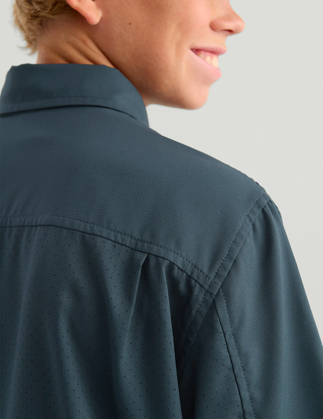 Kids Tide Point Short Sleeve Button Down - Image 2