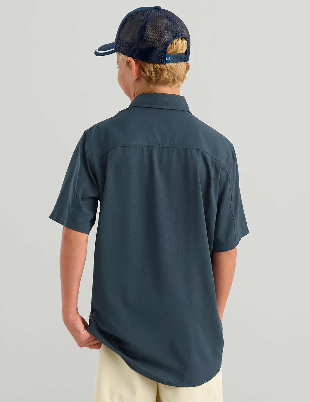 Kids Tide Point Short Sleeve Button Down - Image 5
