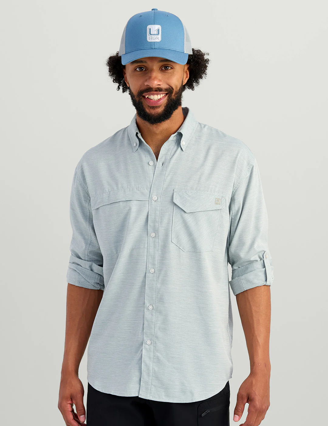Tide Point Heathered Ripstop Button-Down