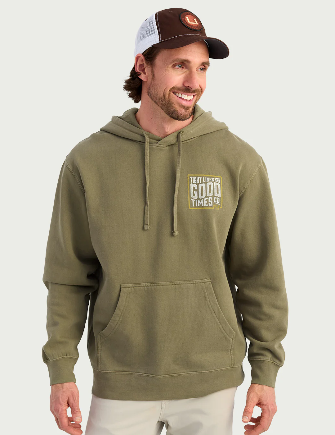 Tight Lines Cotton Fleece Hoodie - Image 5