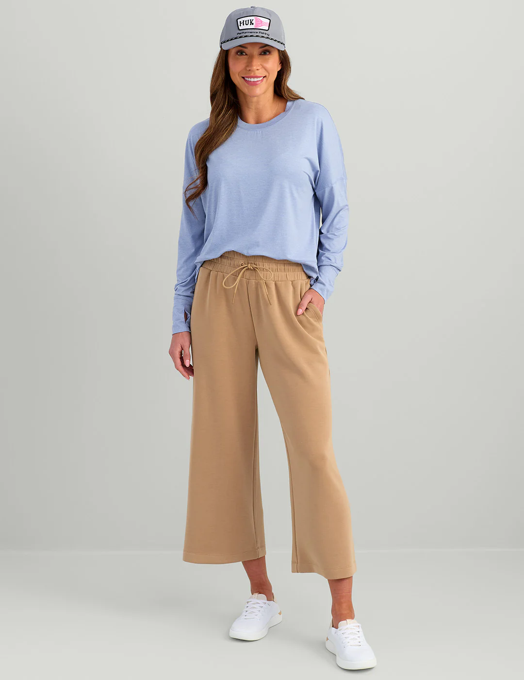 Womens Bayside Wide Leg Crop - Image 4
