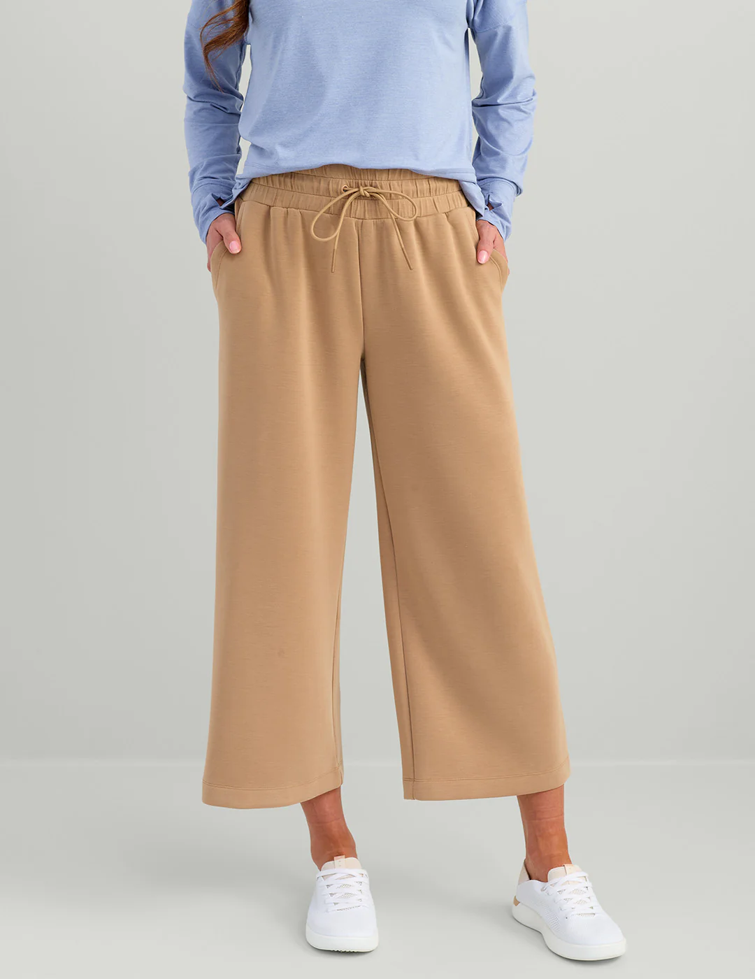 Womens Bayside Wide Leg Crop - Image 6