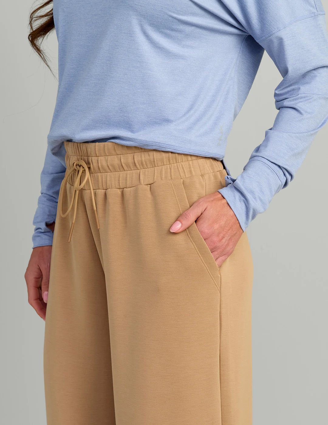 Womens Bayside Wide Leg Crop - Image 7